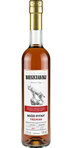 Bieszczadzki Drittel Met Trójniak-Honig | Honigwein Metwein Honigmet | Honigwein | 500 ml | 13% Alkohol | Polnische Produktion | Geschenkidee | 18+ von eHonigwein.de Premium Quality