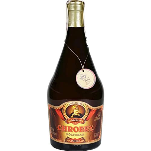 Chrobry Półtorak Honig (Eineinhalber) 0,75L | Met Honigwein Metwein Honigmet | 750 ml | 16% Alkohol | Sądecki Bartnik | Geschenkidee | 18+ von eHonigwein.de Premium Quality