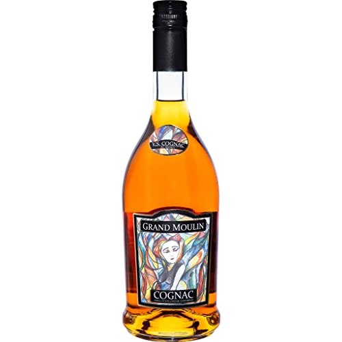 Cognac Grand Moulin V.S. 700 ml | Cognac, Kognak, Weinbrand |700 ml | 40% Alkohol | Chateau Grand Moulin | Geschenkidee | 18+ Cognac Grand Moulin V.S. 700 ml | Cognac, Kognak, Weinbrand |700 ml | 40% Alkohol | Chateau Grand Moulin | Geschenkidee | 18+ von eHonigwein.de Premium Quality
