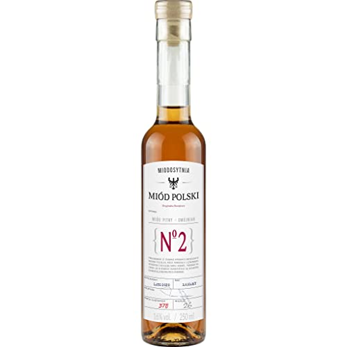 Dwójniak No. 2 Miód Polski (Halber) 0,25L | Met Honigwein Metwein Honigmet | 250 ml | 16% Alkohol | Ami Honey | Geschenkidee | 18+ von eHonigwein.de Premium Quality