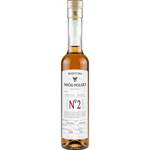 Dwójniak No. 2 Miód Polski (Halber) 0,25L | Met Honigwein Metwein Honigmet | 250 ml | 16% Alkohol | Ami Honey | Geschenkidee | 18+ von eHonigwein.de Premium Quality