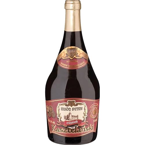 Kasztelański Trójniak Honig (Drittel) 0,75L | Met Honigwein Metwein Honigmet | 750 ml | 13% Alkohol | TIM | Geschenkidee | 18+ von eHonigwein.de Premium Quality