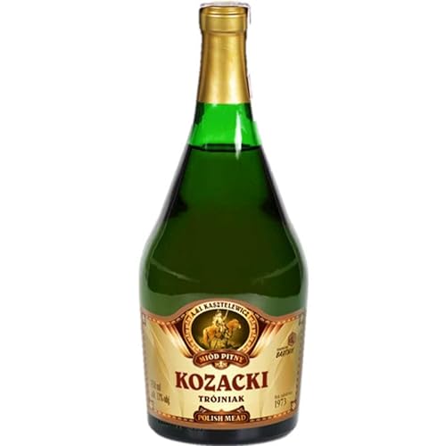Kozacki Trójniak Honig (Drittel) 0,75L | Met Honigwein Metwein Honigmet | 750 ml | 13% Alkohol | Sądecki Bartnik | Geschenkidee | 18+ von eHonigwein.de Premium Quality