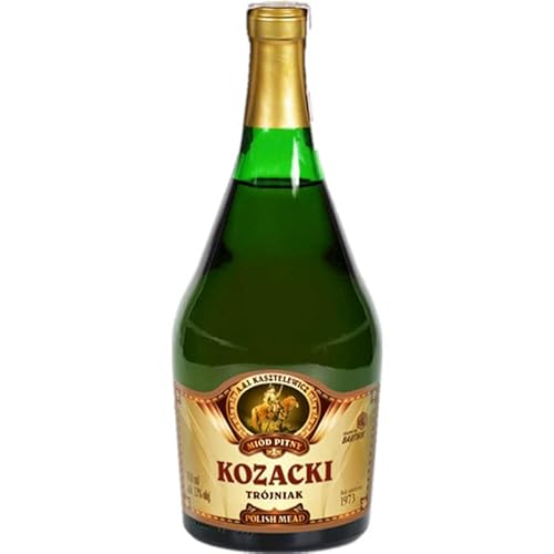 Kozacki Trójniak Honig (Drittel) 0,75L | Met Honigwein Metwein Honigmet | 750 ml | 13% Alkohol | Sądecki Bartnik | Geschenkidee | 18+ von eHonigwein.de Premium Quality