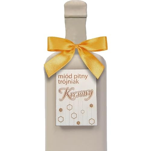 Kresowy Trójniak Honig (Drittel) 0,5L im Steinzeuggefäß | Met Honigwein Metwein Honigmet | 500 ml | 13% Alkohol | Mazurskie Miody | Geschenkidee | 18+ von eHonigwein.de Premium Quality