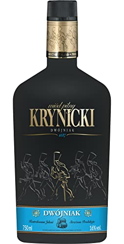 Krynicki Halber Met Dwójniak-Honig | Met Honigwein Metwein Honigmet | 750 ml | 16% Alkohol | Polnische Produktion | Geschenkidee | 18+ Krynicki Halber Met Dwójniak-Honig | Met Honigwein Metwein Honigmet | 750 ml | 16% Alkohol | Polnische Produktion | Geschenkidee | 18+ von eHonigwein.de Premium Quality