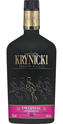 Krynicki Himbeere Halber Met Dwójniak-Honig | Met Honigwein Metwein Honigmet | 750 ml | 16% Alkohol | Polnische Produktion | Geschenkidee | 18+ Krynicki Himbeere Halber Met Dwójniak-Honig | Met Honigwein Metwein Honigmet | 750 ml | 16% Alkohol | Polnische Produktion | Geschenkidee | 18+ von eHonigwein.de Premium Quality