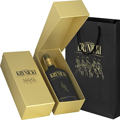 Krynicki Met Trójniak-Drittel Geschenkset mit Tasche | Honigwein 750ml | 13% Alkohol Metwein | Polnische Produktion von eHonigwein.de Premium Quality