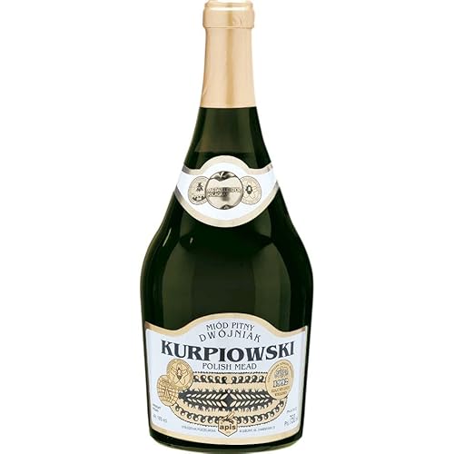Kurpiowski Dwójniak Honig (Halber) 0,75L | Met Honigwein Metwein Honigmet | 750 ml | 16% Alkohol | Apis | Geschenkidee | 18+ von eHonigwein.de Premium Quality