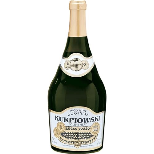 Kurpiowski Dwójniak Honig (Halber) 0,75L | Met Honigwein Metwein Honigmet | 750 ml | 16% Alkohol | Apis | Geschenkidee | 18+ von eHonigwein.de Premium Quality