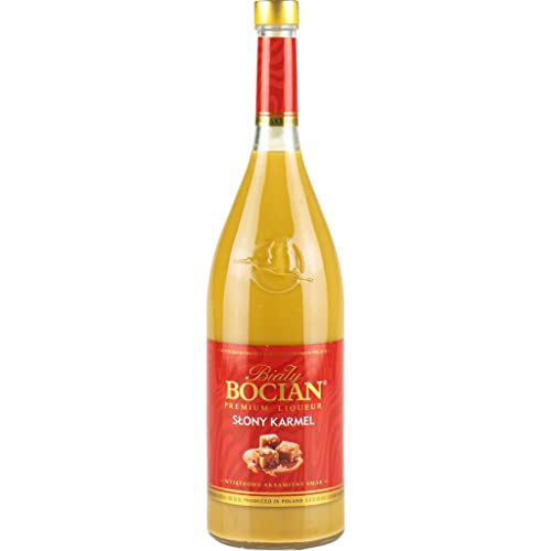 Likier Bialy Bocian Slony Karmel 0,5L - Salziger Karamelllikör | Likör |500 ml | 16% Alkohol | Polmos Bielsko-Biała | Geschenkidee | 18+ von eHonigwein.de Premium Quality