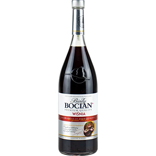 Likier Bialy Bocian Wisnia 0,5L - Kirschenlikör | Likör |500 ml | 30% Alkohol | Polmos Bielsko-Biała | Geschenkidee | 18+ von eHonigwein.de Premium Quality