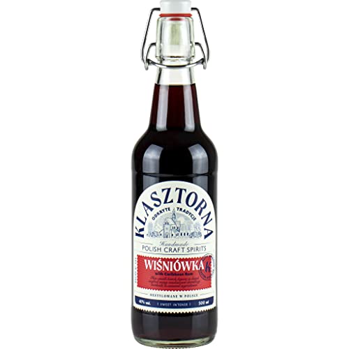 Likier Klasztorna Wisniowka 0,5L - Kirschenlikör | Likör |500 ml | 40% Alkohol | Klasztorna | Geschenkidee | 18+ von eHonigwein.de Premium Quality
