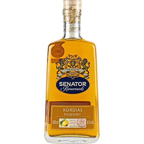 Likier Senator Komorowski Kordial Pigwowy 0,5L - Quittenlikör | Likör |500 ml | 37.5% Alkohol | BZK Alco | Geschenkidee | 18+ von eHonigwein.de Premium Quality