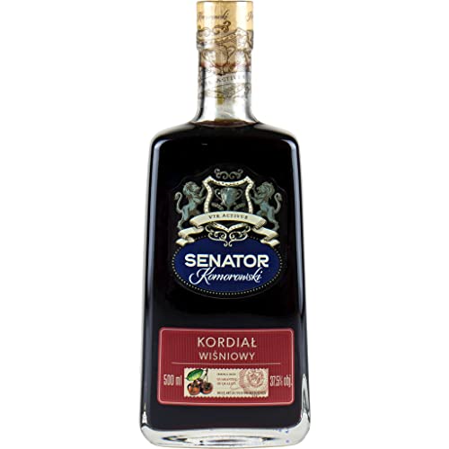 Likier Senator Komorowski Kordial Wisniowy 0,5L - Kirschlikör | Likör |500 ml | 37.5% Alkohol | BZK Alco | Geschenkidee | 18+ Likier Senator Komorowski Kordial Wisniowy 0,5L - Kirschlikör | Likör |500 ml | 37.5% Alkohol | BZK Alco | Geschenkidee | 18+ von eHonigwein.de Premium Quality