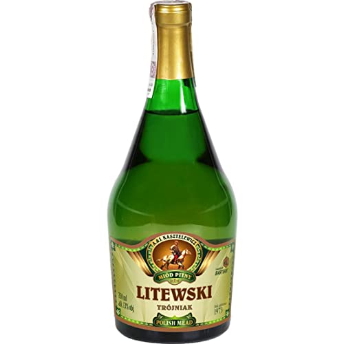 Litewski Trójniak Honig (Drittel) 0,75L | Met Honigwein Metwein Honigmet | 750 ml | 13% Alkohol | Sądecki Bartnik | Geschenkidee | 18+ von eHonigwein.de Premium Quality