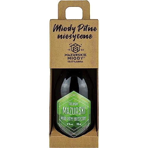 Mazurski-Trójniak-Honig (Drittel) 0,7L im Karton von eHonigwein.de Premium Quality