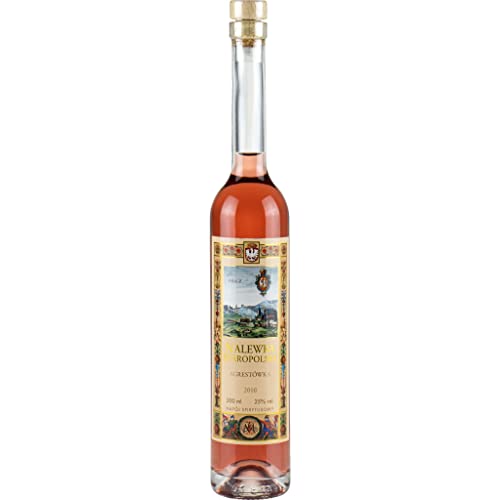 Nalewka Staropolska Agrestowka 2010 0,2L - Stachelbeerlikör | Aromatisierter Wodka |200 ml | 30% Alkohol | Nalewki Staropolskie | Geschenkidee | 18+ von eHonigwein.de Premium Quality