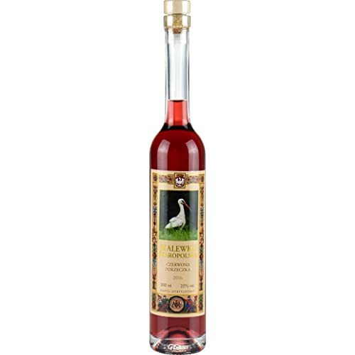 Nalewka Staropolska Czerwona Porzeczka 2016 0,2L - Rotjohannisbeerlikör | Aromatisierter Wodka |200 ml | 25% Alkohol | Nalewki Staropolskie | Geschenkidee | 18+ von eHonigwein.de Premium Quality