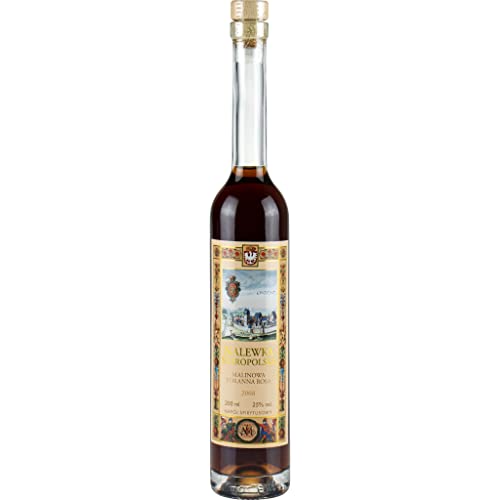 Nalewka Staropolska Malinowa Poranna Rosa 2008 0,2L - Himbeerlikör | Aromatisierter Wodka |200 ml | 30% Alkohol | Nalewki Staropolskie | Geschenkidee | 18+ von eHonigwein.de Premium Quality