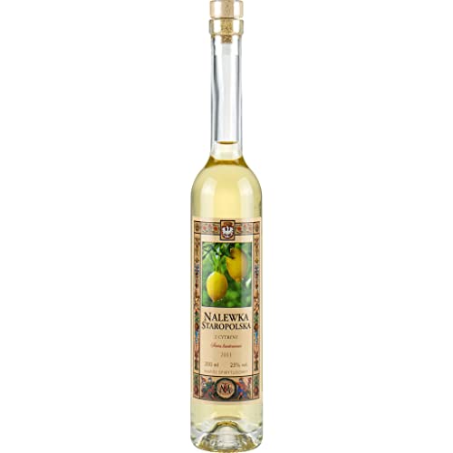 Nalewka Staropolska Z Cytryny 2011 0,2L - Zitronenlikör | Aromatisierter Wodka |200 ml | 25% Alkohol | Nalewki Staropolskie | Geschenkidee | 18+ von eHonigwein.de Premium Quality
