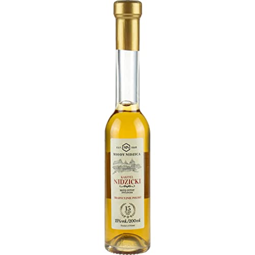Nidzicki Dwójniak Honig (Halber) 0,2L | Met Honigwein Metwein Honigmet | 200 ml | 15% Alkohol | Miody Nidzica | Geschenkidee | 18+ von eHonigwein.de Premium Quality