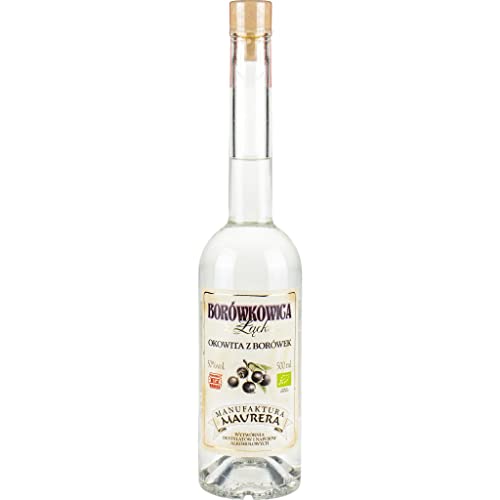 Okowita Maurera Borówkowica z Łącka Bio (Blaubeerenokowita) 0,5L | Flavoured Vodka, Okovita |500 ml | 50% Alkohol | Manufaktura Maurera | Geschenkidee | 18+ von eHonigwein.de Premium Quality