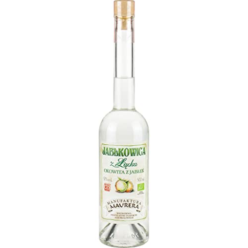 Okowita Maurera Jabłkowica z Łącka Bio (Apfelokowita) 0,5L | Flavoured Vodka, Okovita |500 ml | 50% Alkohol | Manufaktura Maurera | Geschenkidee | 18+ von eHonigwein.de Premium Quality