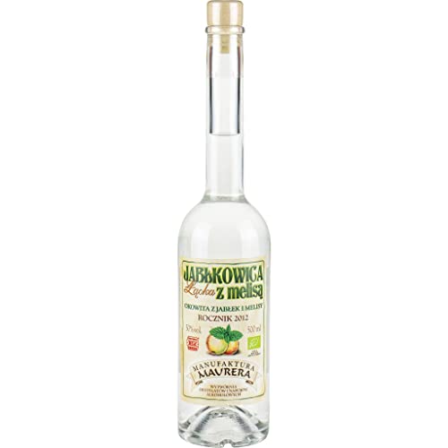 Okowita Maurera Jabłkowica z Łacka z melisą Bio 2012 (Apfelokowita mit Melissa) 0,5L | Flavoured Vodka, Okovita |500 ml | 50% Alkohol | Manufaktura Maurera | Geschenkidee | 18+ von eHonigwein.de Premium Quality