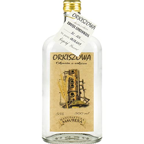 Okowita Maurera Orkiszowa (Dinkelokowita) 0,5L | Vodka, Okovita |500 ml | 55% Alkohol | Manufaktura Maurera | Geschenkidee | 18+ von eHonigwein.de Premium Quality