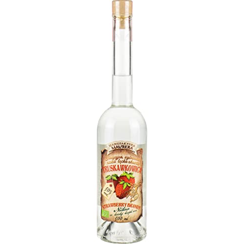 Okowita Maurera Truskawkowica Bio (Erdebeerenokowita) 0,5L | Flavoured Vodka, Okovita |500 ml | 50% Alkohol | Manufaktura Maurera | Geschenkidee | 18+ von eHonigwein.de Premium Quality