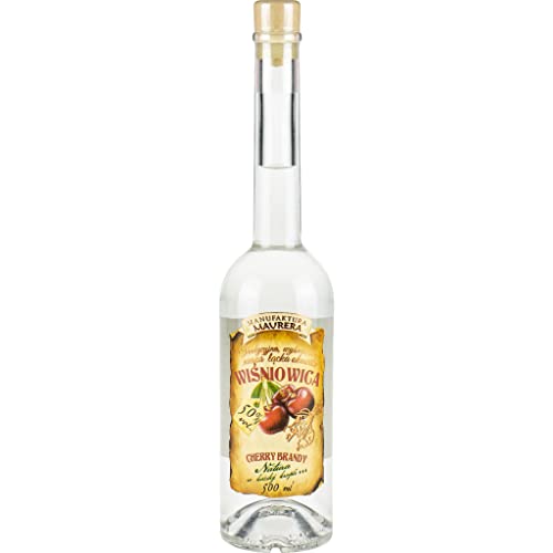 Okowita Maurera Wiśniowica (Kirschenokowita) 0,5L | Flavoured Vodka, Okovita |500 ml | 50% Alkohol | Manufaktura Maurera | Geschenkidee | 18+ von eHonigwein.de Premium Quality