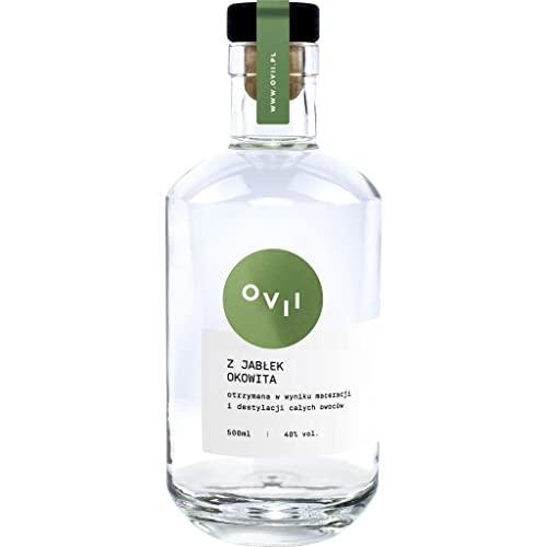 Okowita OVII z jabłek (Okowita aus Äpfeln) 0,5L | Flavoured Vodka, Okovita |500 ml | 40% Alkohol | Drake Distillery | Geschenkidee | 18+ von eHonigwein.de Premium Quality