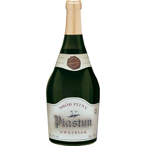 Piastun Dwójniak Honig (Halber) 0,75L | Met Honigwein Metwein Honigmet | 750 ml | 16% Alkohol | Apis | Geschenkidee | 18+ von eHonigwein.de Premium Quality