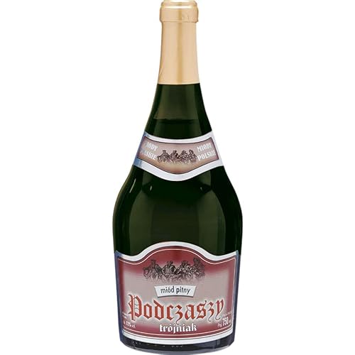 Podczaszy Trójniak Honig (Drittel) 0,75L | Met Honigwein Metwein Honigmet | 750 ml | 13% Alkohol | Apis | Geschenkidee | 18+ von eHonigwein.de Premium Quality