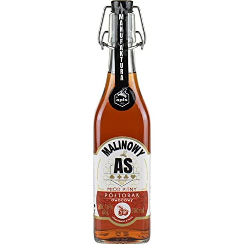 Półtorak Owocowy Malinowy As 500 ml | Met Honigwein Metwein Honigmet | 500 ml | 16% Alkohol | Apis | Geschenkidee | 18+ Półtorak Owocowy Malinowy As 500 ml | Met Honigwein Metwein Honigmet | 500 ml | 16% Alkohol | Apis | Geschenkidee | 18+ von eHonigwein.de Premium Quality