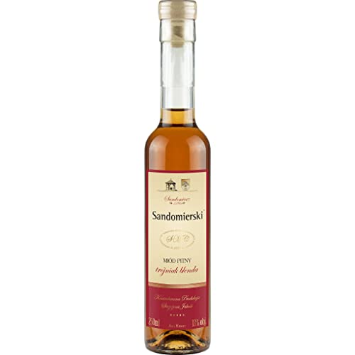 Sandomierski Blenda Trójniak Honig (Drittel) 0,25L | Met Honigwein Metwein Honigmet | 250 ml | 13% Alkohol | Ami Honey | Geschenkidee | 18+ von eHonigwein.de Premium Quality