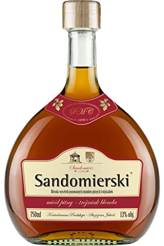 Sandomierski Drittel Met Trójniak-Honig | Met Honigwein Metwein Honigmet | 750 ml | 13% Alkohol | Polnische Produktion | Geschenkidee | 18+ von eHonigwein.de Premium Quality
