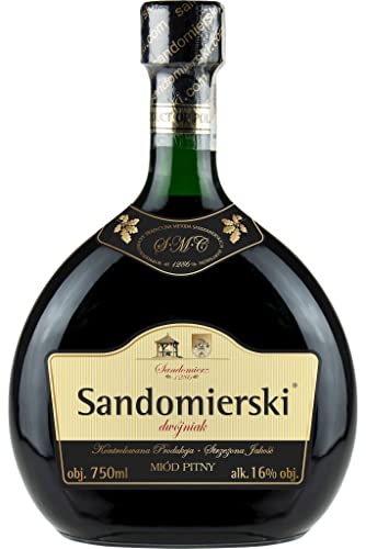 Sandomierski Halber Met Dwójniak-Honig | Met Honigwein Metwein Honigmet | 750 ml | 16% Alkohol | Polnische Produktion | Geschenkidee | 18+ Sandomierski Halber Met Dwójniak-Honig | Met Honigwein Metwein Honigmet | 750 ml | 16% Alkohol | Polnische Produktion | Geschenkidee | 18+ von eHonigwein.de Premium Quality