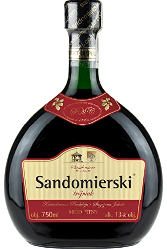 Sandomierski Drittel Met Trójniak-Honig | Met Honigwein Metwein Honigmet | 750 ml | 14% Alkohol | Polnische Produktion | Geschenkidee | 18+ von eHonigwein.de Premium Quality