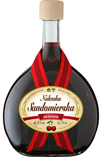 Sandormierska Kirschlikör | 750 ml | 18% Alkohol | Polnische Produktion | Geschenkidee | 18+ von eHonigwein.de Premium Quality
