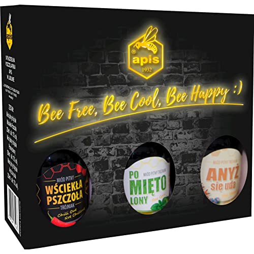 Set mit 3 Craft Mets |Geschenkset im Karton|Honigwein Trójniak-Drittel: Wściekła Pszczoła, Pomiętolony, Anyż się uda | | 750ml | 13% Alkohol Metwein | Polnische Produktion Set mit 3 Craft Mets |Geschenkset im Karton|Honigwein Trójniak-Drittel: Wściekła Pszczoła, Pomiętolony, Anyż się uda | | 750ml | 13% Alkohol Metwein | Polnische Produktion von eHonigwein.de Premium Quality