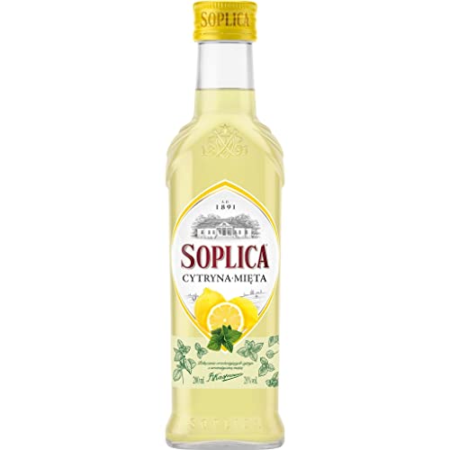 Soplica Cytryna Mieta 0,2L - Zitronen-Minzenlikör | Likör |200 ml | 28% Alkohol | Soplica | Geschenkidee | 18+ von eHonigwein.de Premium Quality