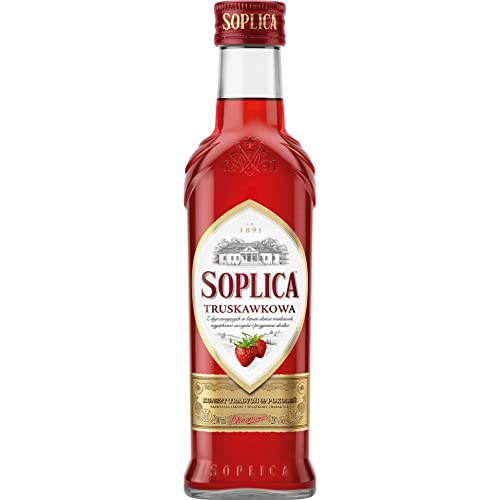 Soplica Truskawkowa 0,2L - Erdbeerenlikör | Likör |200 ml | 28% Alkohol | Soplica | Geschenkidee | 18+ von eHonigwein.de Premium Quality