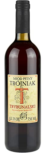Trybunalski Met Himbeere Drittel Trójniak-Honig | Honigwein Metwein Honigmet | 250 ml | 13% Alkohol | Polnische Produktion | Geschenkidee | 18+ (Glas) von eHonigwein.de Premium Quality