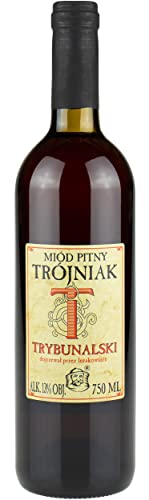 Trybunalski Met Himbeere Drittel Trójniak-Honig | Honigwein Metwein Honigmet | 250 ml | 13% Alkohol | Polnische Produktion | Geschenkidee | 18+ (Glas) von eHonigwein.de Premium Quality