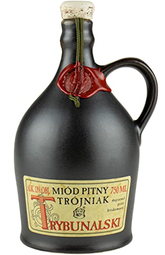 Trybunalski Met Himbeere Drittel Trójniak-Honig | Honigwein Metwein Honigmet | 250 ml | 13% Alkohol | Polnische Produktion | Geschenkidee | 18+ (Keramik 750 ml) Trybunalski Met Himbeere Drittel Trójniak-Honig | Honigwein Metwein Honigmet | 250 ml | 13% Alkohol | Polnische Produktion | Geschenkidee | 18+ (Keramik 750 ml) von eHonigwein.de Premium Quality