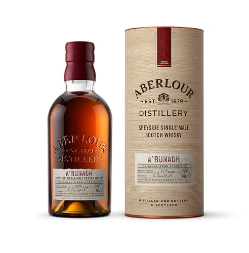 Whisky Aberlour A'bunadh 700 ml w tubie | Whisky |700 ml | 59.2% Alkohol | Aberlour Distillery | Geschenkidee | 18+ von Aberlour