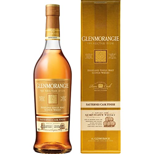 Whisky Glenmorangie Nectar D'or Single Malt 700 ml in einer Schachtel | Whisky |700 ml | 46% Alkohol | Glenmorangie | Geschenkidee | 18+ von eHonigwein.de Premium Quality