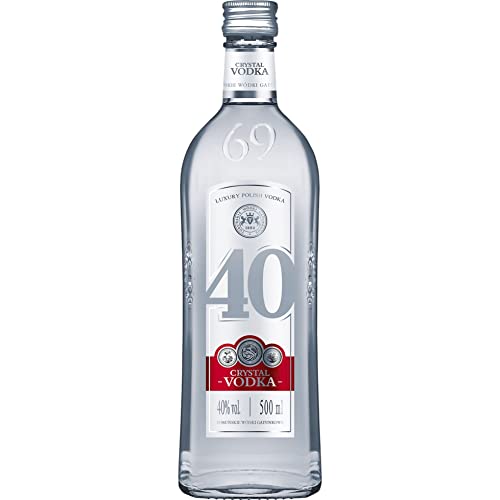 Wodka 40 Crystal Wodka 500 ml | Vodka |500 ml | 40% Alkohol | Toruńskie Wódki Gatunkowe | Geschenkidee | 18+ von eHonigwein.de Premium Quality